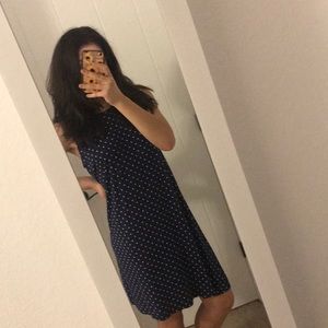 Woman’s Halter Summer Polka Dot Dress